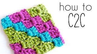 c2c crochet tutorial